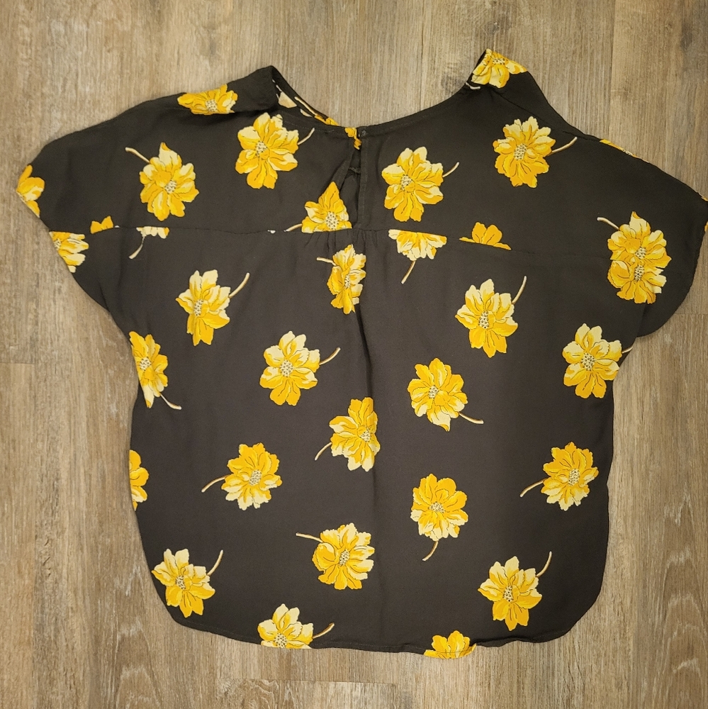 Madewell Rhyme Top In Fall Flowers Size Small - Picture 6 of 9